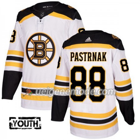 Kinder Eishockey Boston Bruins Trikot David Pastrnak 88 Adidas 2017-2018 Weiß Authentic